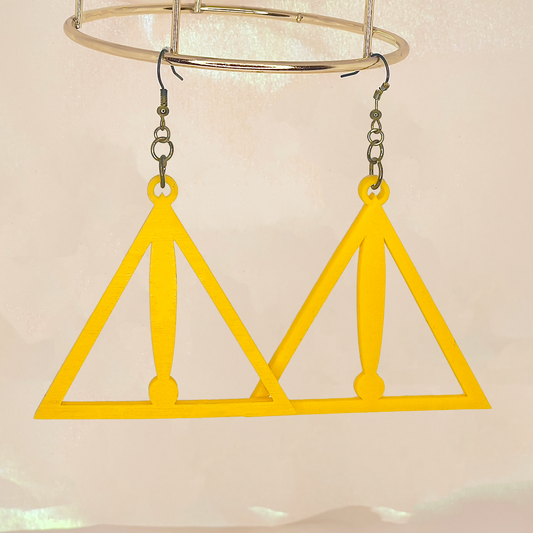 Stop & Caution Sign Earrings