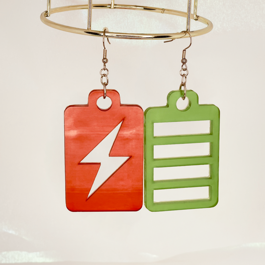Battery Earrings