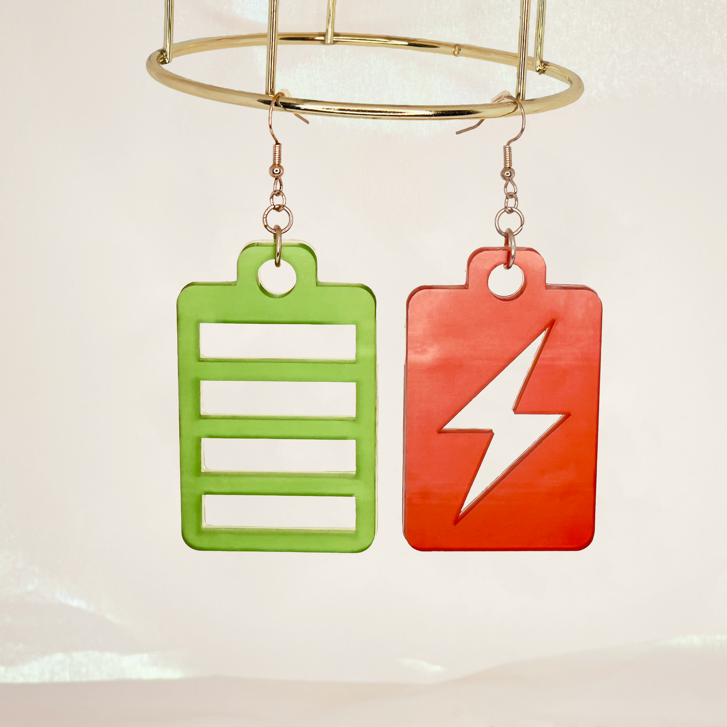 Battery Earrings