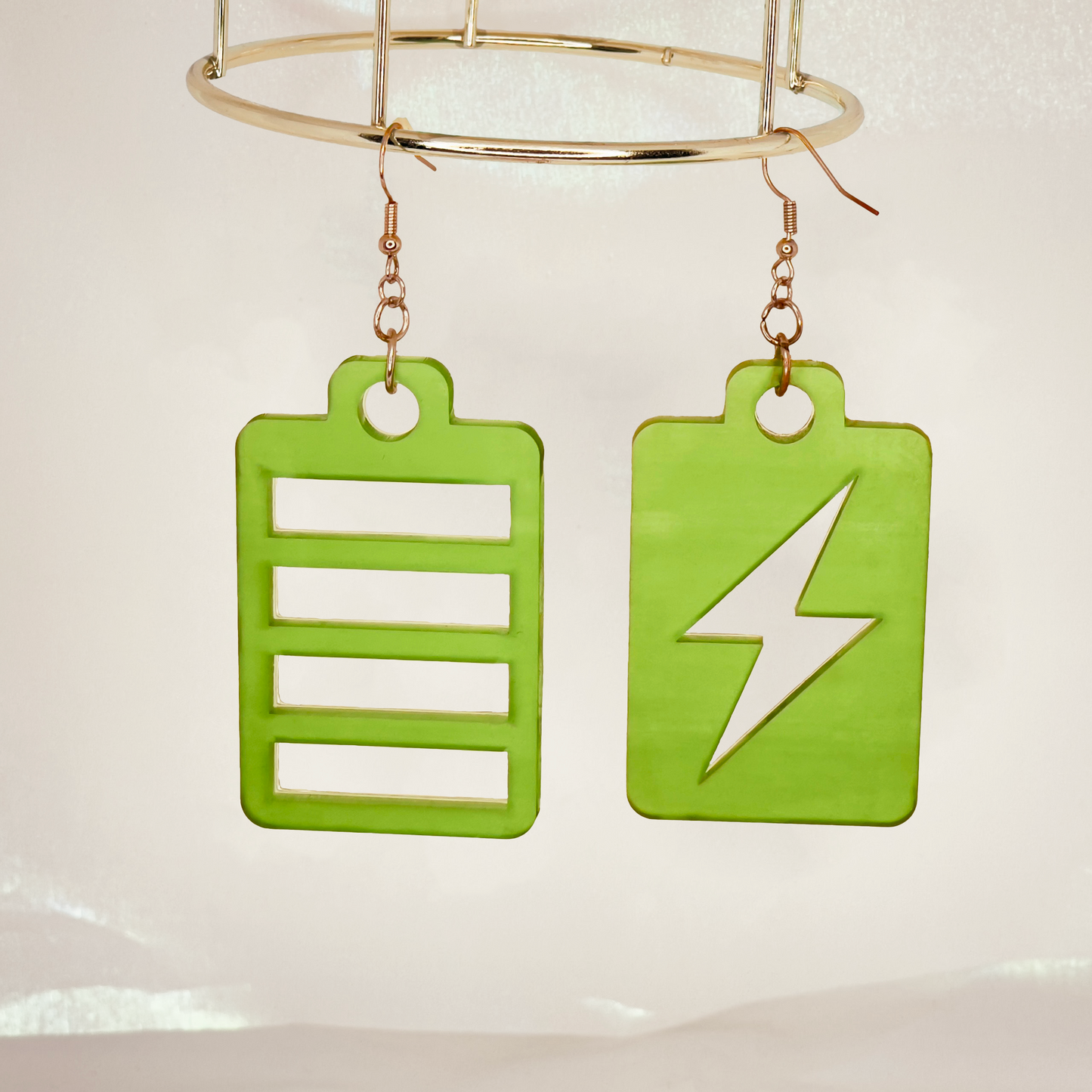 Battery Earrings