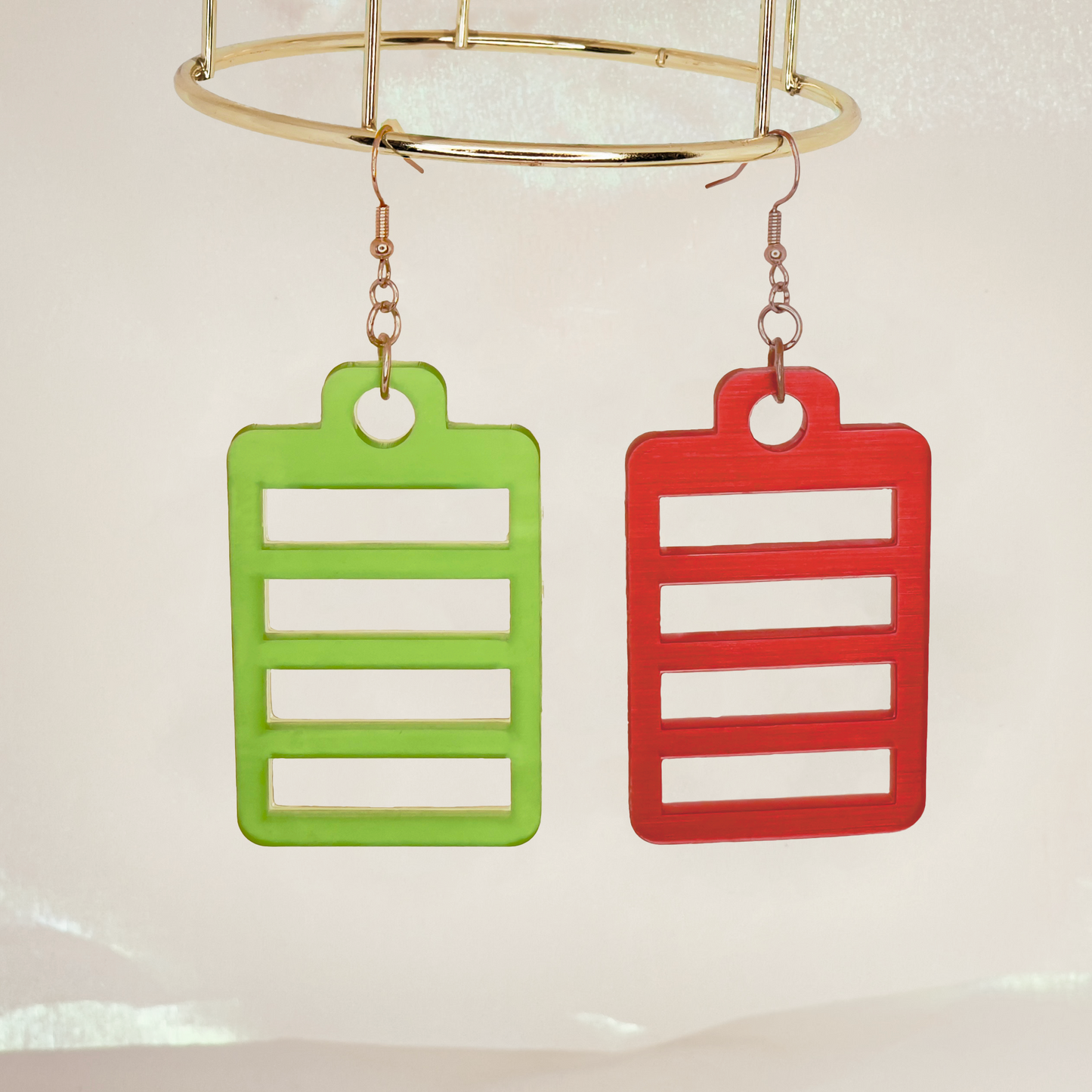 Battery Earrings