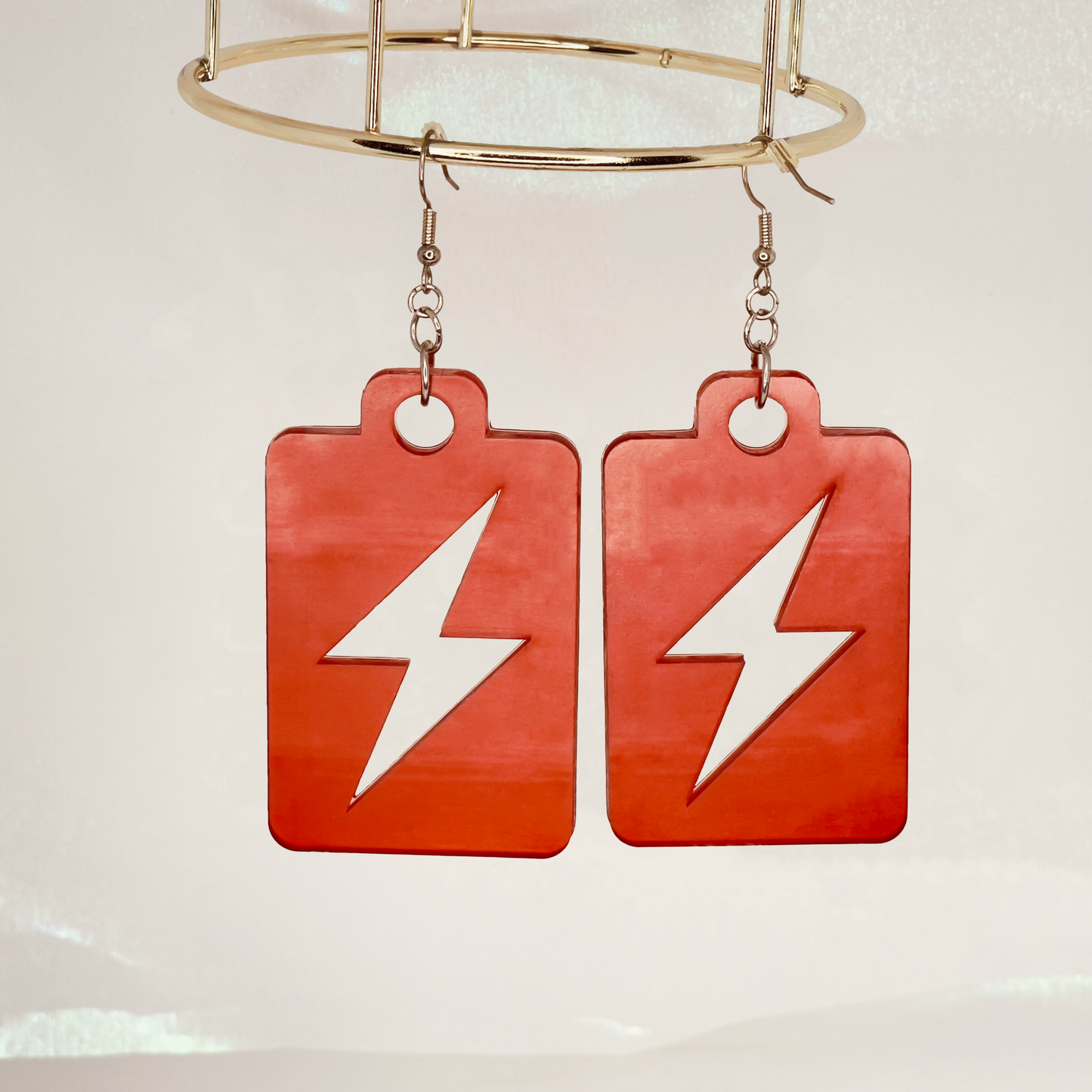 Battery Earrings
