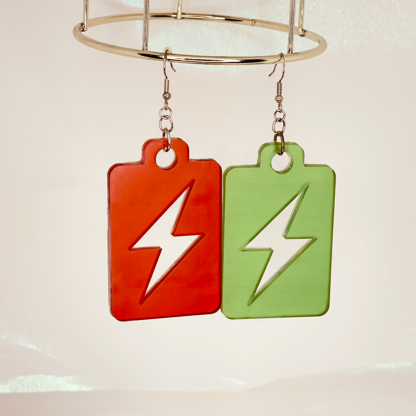 Battery Earrings