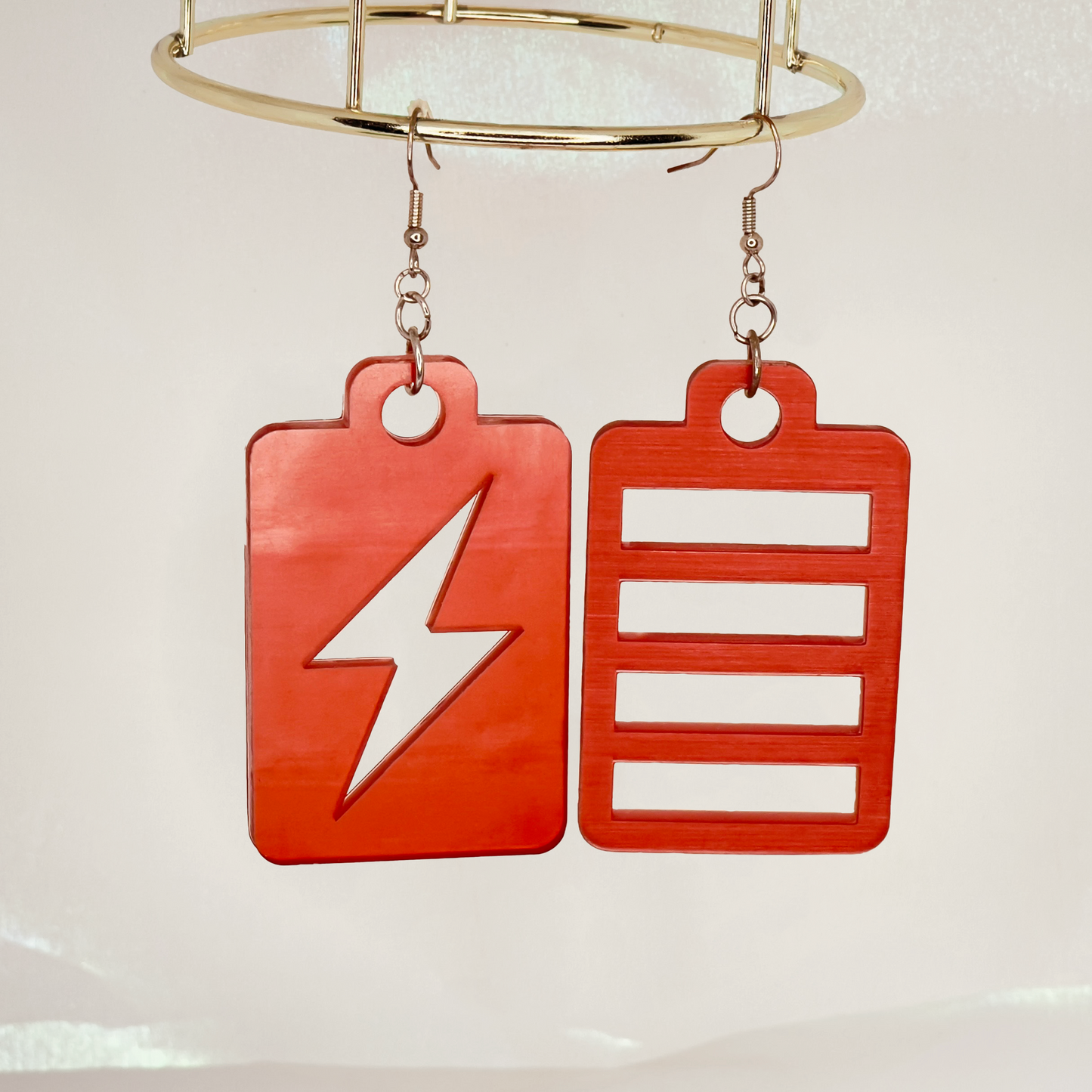 Battery Earrings