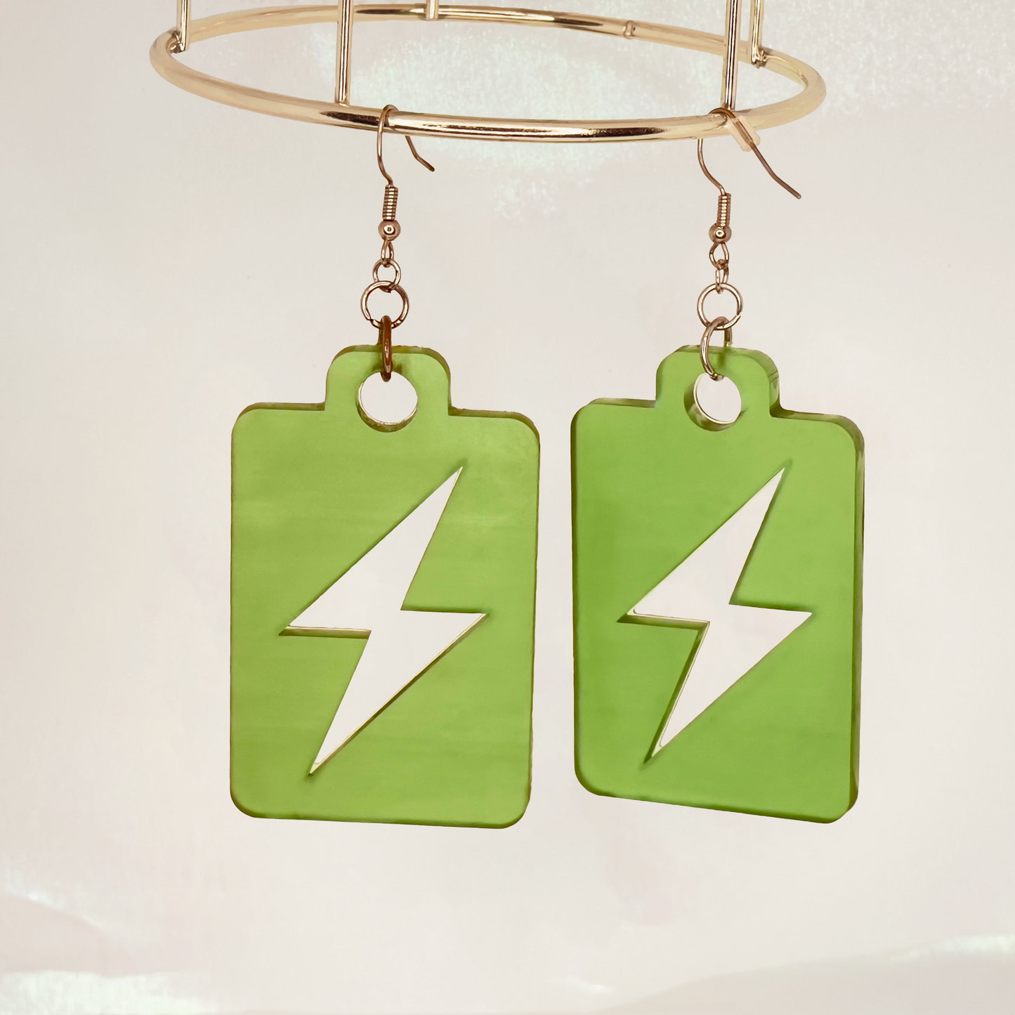 Battery Earrings