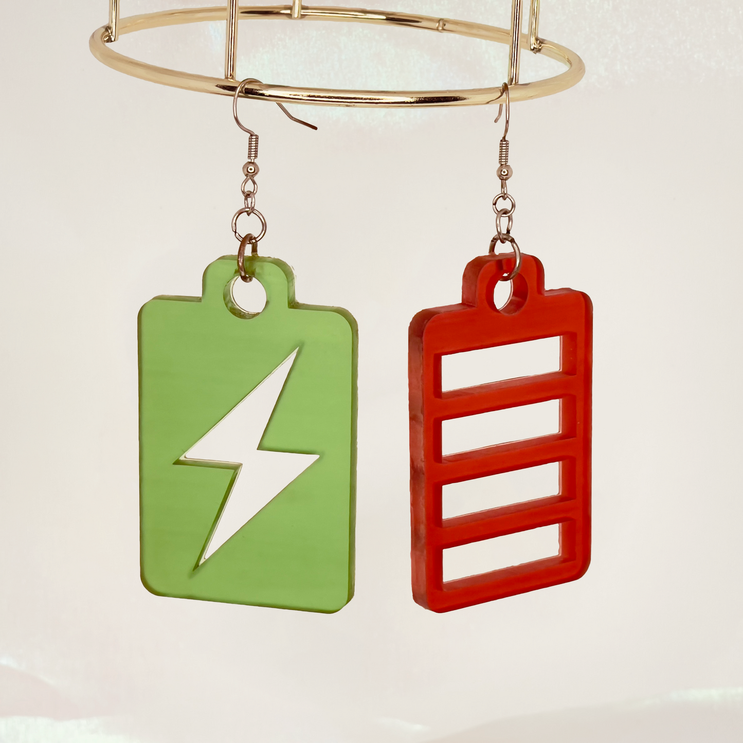 Battery Earrings