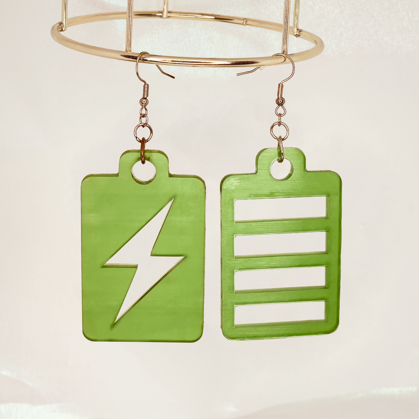 Battery Earrings