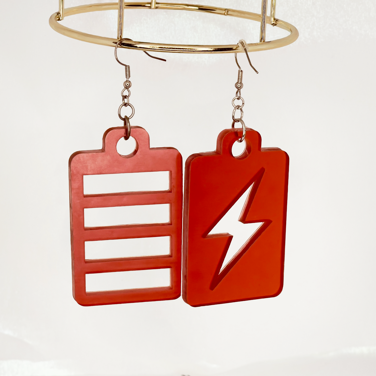 Battery Earrings