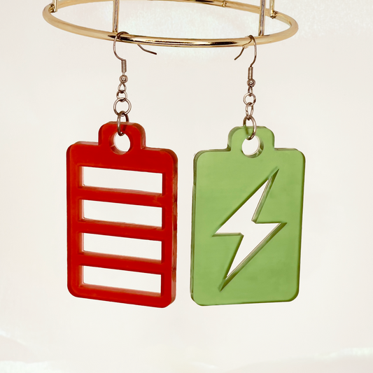 Battery Earrings