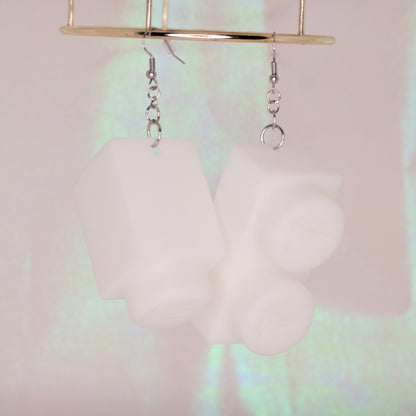 PRE-ORDER: Block Earrings (Single & Double)