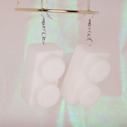 PRE-ORDER: Block Earrings (Two Doubles)