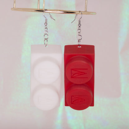 PRE-ORDER: Block Earrings (Two Doubles)