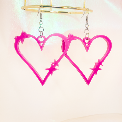 Heart Me Earrings - Milliebytes Edition