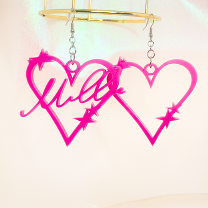 Heart Me Earrings - Milliebytes Edition