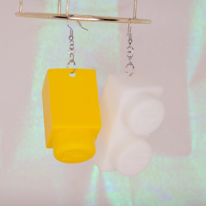 PRE-ORDER: Block Earrings (Single & Double)