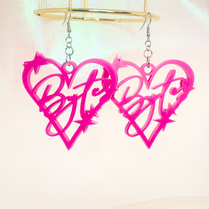 Heart Me Earrings - Milliebytes Edition