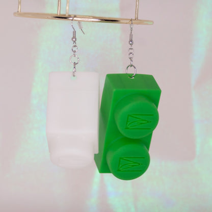 PRE-ORDER: Block Earrings (Single & Double)