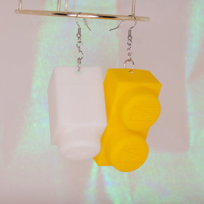 PRE-ORDER: Block Earrings (Single & Double)