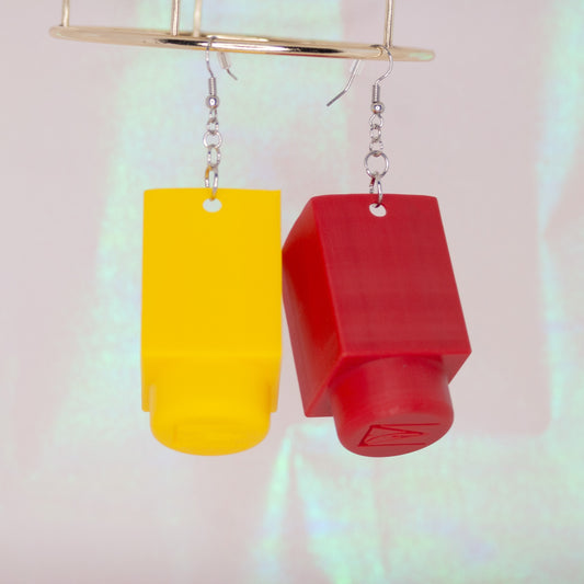 PRE-ORDER: Block Earrings (Two Singles)