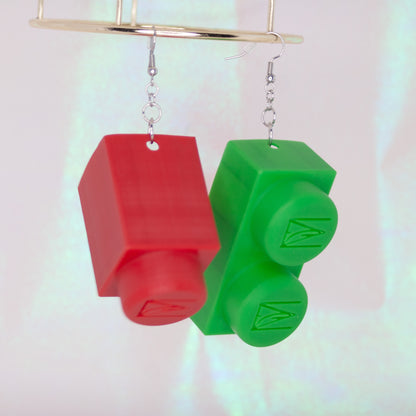 PRE-ORDER: Block Earrings (Single & Double)