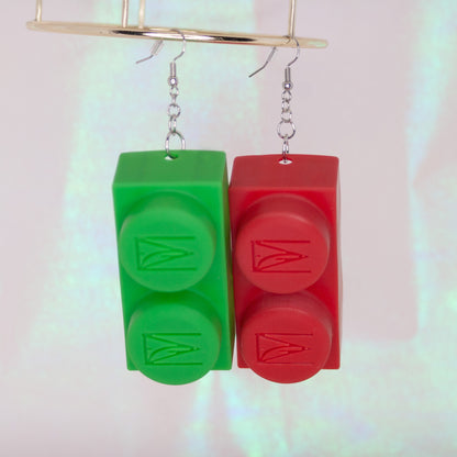 PRE-ORDER: Block Earrings (Two Doubles)