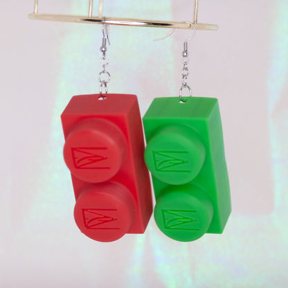 PRE-ORDER: Block Earrings (Two Doubles)