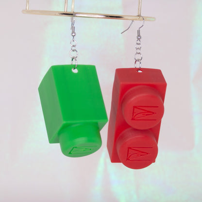 PRE-ORDER: Block Earrings (Single & Double)