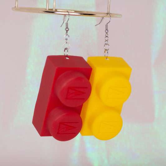 PRE-ORDER: Block Earrings (Two Doubles)
