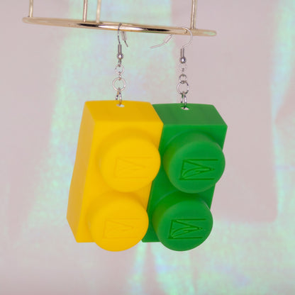 PRE-ORDER: Block Earrings (Two Doubles)