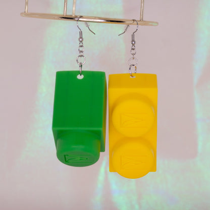 PRE-ORDER: Block Earrings (Single & Double)