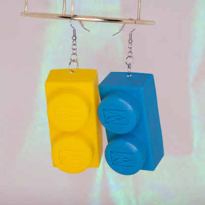 PRE-ORDER: Block Earrings (Two Doubles)