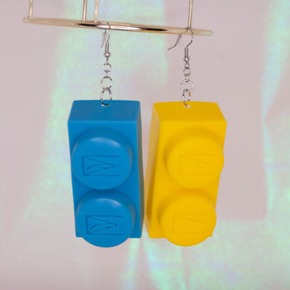 PRE-ORDER: Block Earrings (Two Doubles)
