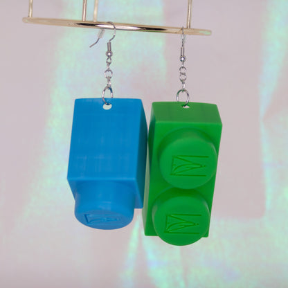 PRE-ORDER: Block Earrings (Single & Double)