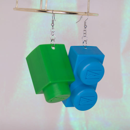 PRE-ORDER: Block Earrings (Single & Double)